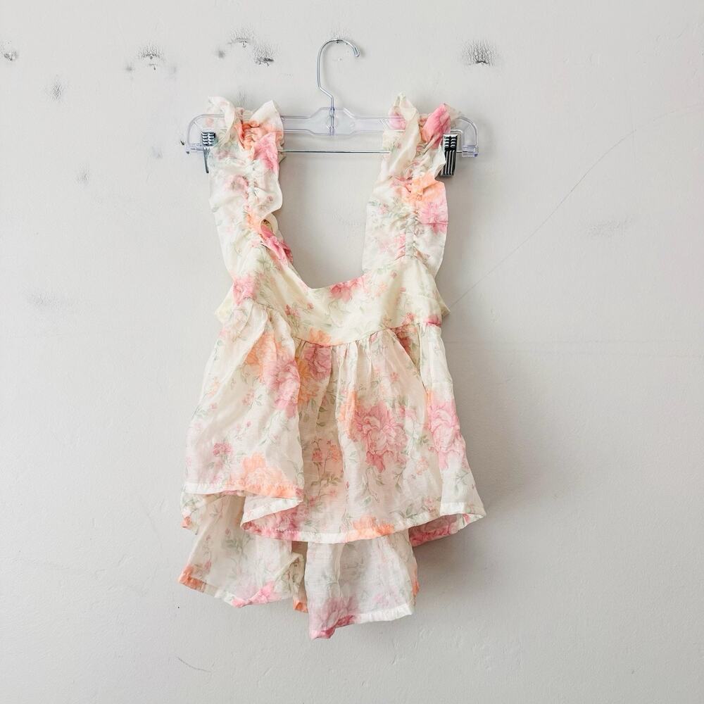 H&M Divided floral top Sleeveless Women’s Size S